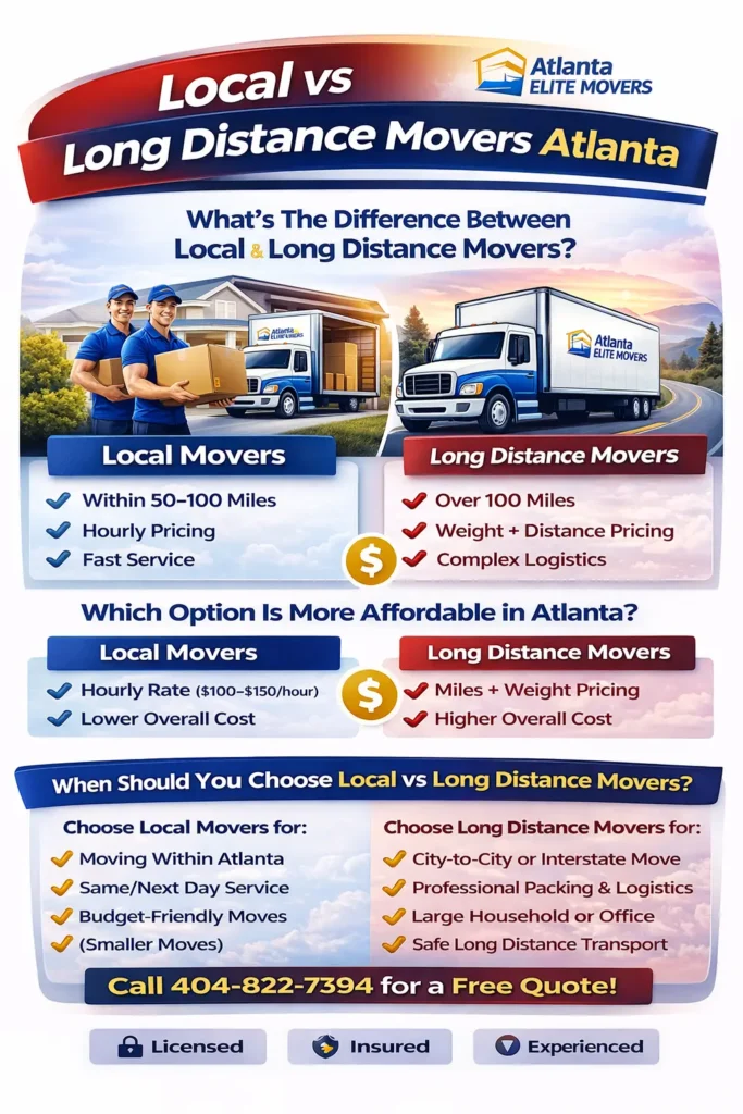 Info graphic local and long distance movers