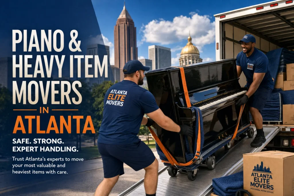 Image piano & heavy item movers in Atlanta