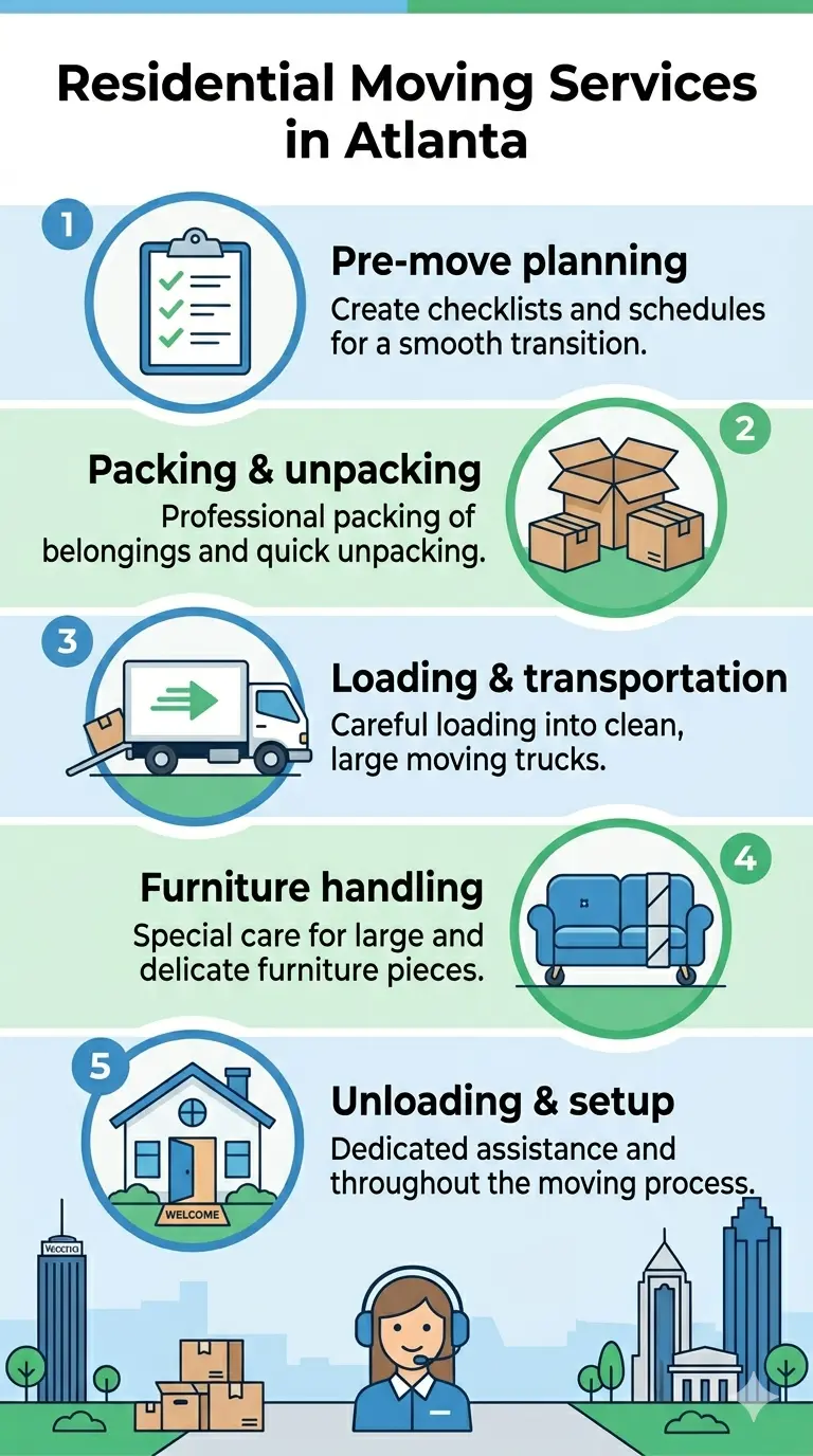 Best residential moving services in Atlanta what to expect