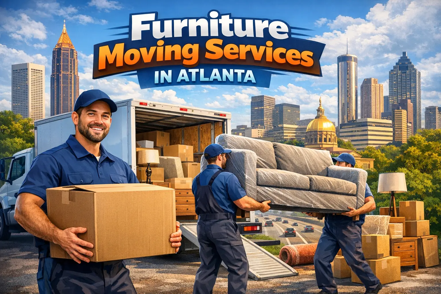 Featured image for furniture moving services in Atlanta