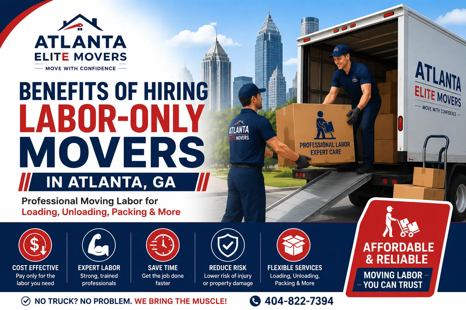 Benefits of Hiring Labor-Only Movers in Atlanta, GA