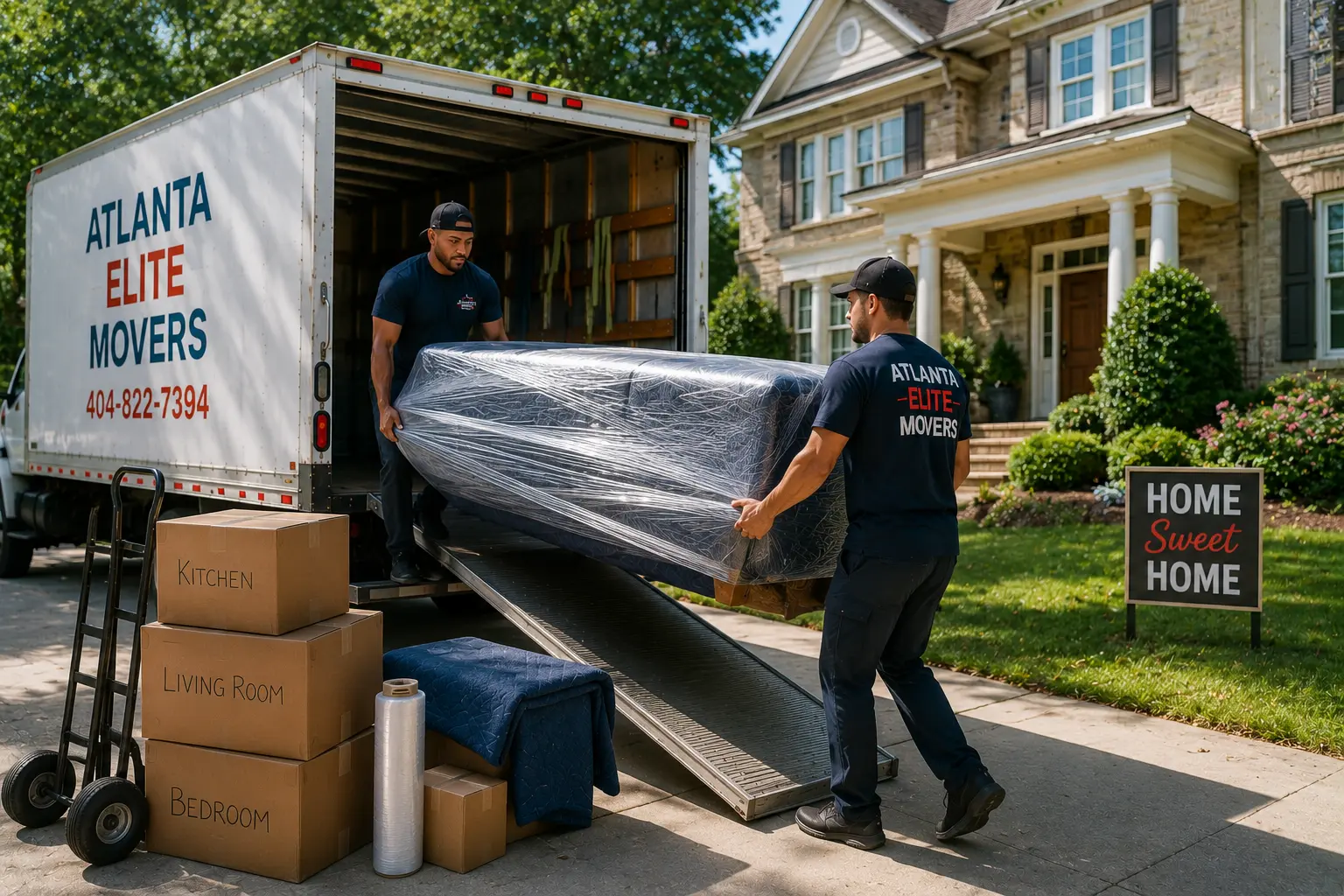Looking for the top residential moving companies in Atlanta? Atlanta Elite Movers provides affordable home moving, apartment moving, packing, loading, unloading, and same-day moving services throughout Metro Atlanta.