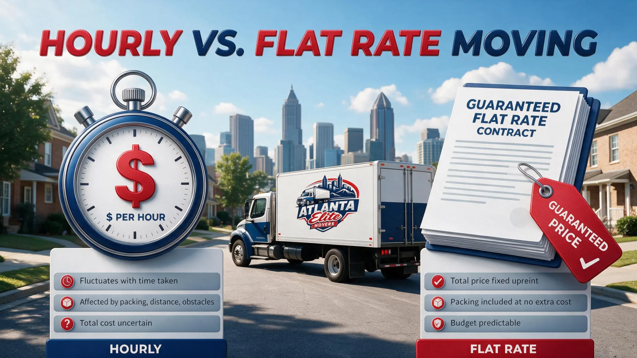 Hourly Rate vs Flat Rate Moving Quotes: Which Is Cheaper?